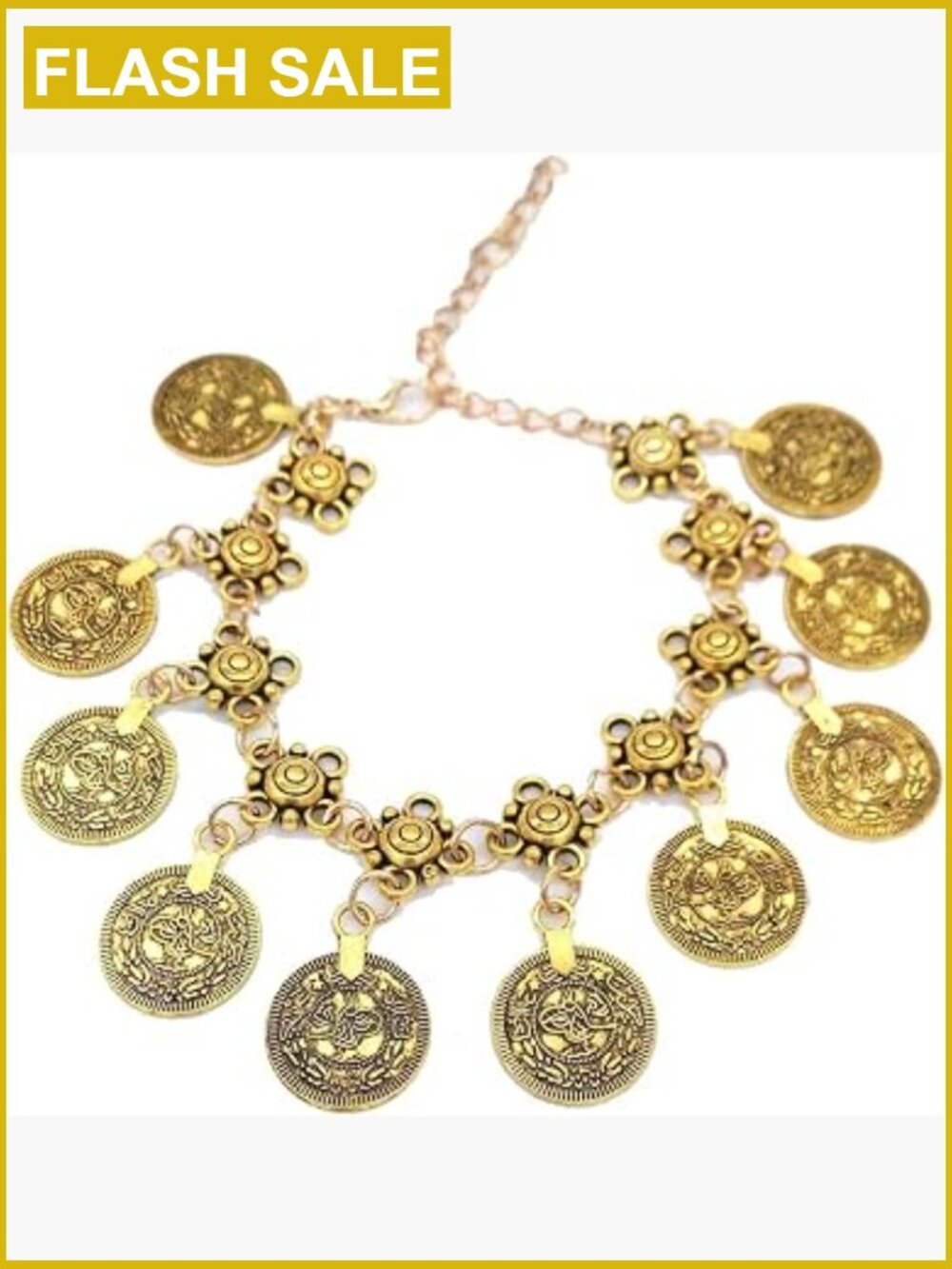 Gold Boho Bead Anklet Bracelet Adjustable Beach Vacation Jewelry